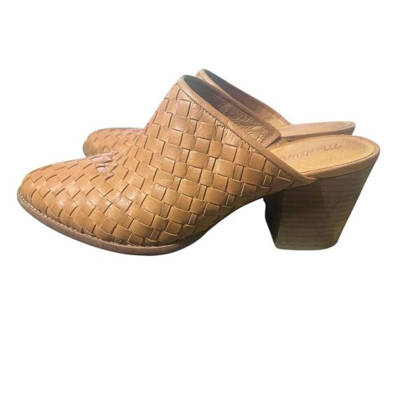 Madewell the Harper braided leather chunky mule clog sz 9 - Picture 2 of 8